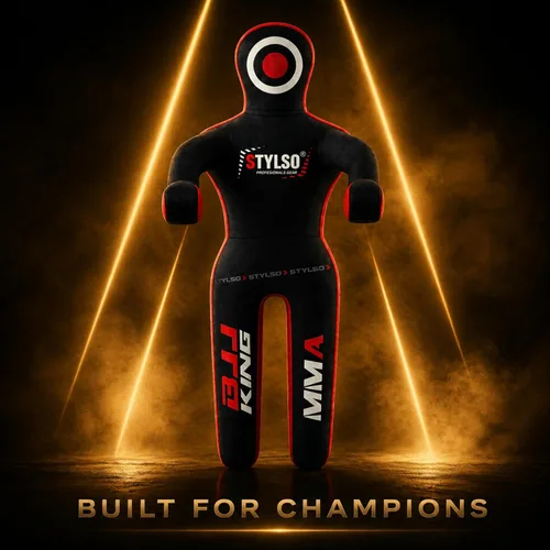 Miniatura 6 de Maniquí de agarre sin relleno – Maniquí de entrenamiento de lucha de tamaño real para adultos y BJJ, MMA Jiu Jitsu Judo Takedown y práctica de Negro
