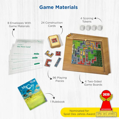 Miniatura 3 de Thames & Kosmos Mi Ciudad Apto para toda la familia Juego de mesa legado Kosmos Games De 2 a 4 jugadores A partir de 10 años Diseñador