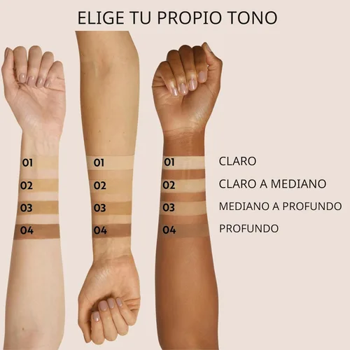 Miniatura 8 de M. Asam Magic Finish Mousse de Maquillaje Tono Porcelana (1.01 onzas líquidas) – imprimación, base, corrector y polvo 4 en 1 con cobertura Tonos