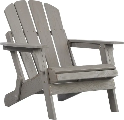 Miniatura 11 de Silla Adirondack en miniatura de madera maciza Hemlock, tumbona compacta para patio al aire libre, resistente a la intemperie, asiento de hoguera
