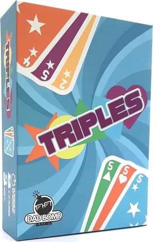 Triples: lo último en diversión de juego de cartas para niños, adolescentes y adultos. Fácil de aprender y perfecto para noches de juego con