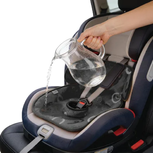 Miniatura 8 de Paquete de 2 Almohadillas Negras para Pipí – Protector Impermeable para Asiento de Coche y Cochecito para Entrenamiento de Orinal de Niños Pequeños