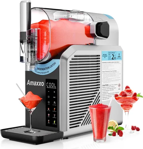 Miniatura 10 de Máquina de helados para hacer bebidas congeladas, máquina de granizado para el hogar, máquina para granizar, no necesita hielo, autolimpieza, 5