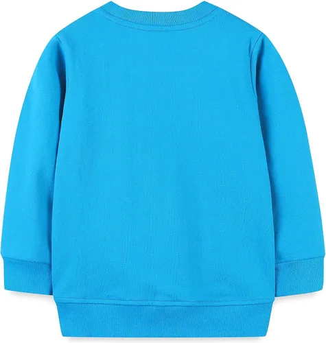 Miniatura 2 de Bumeex Sudadera de algodón con cuello redondo para niño pequeño 2-7T