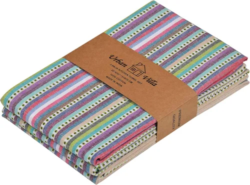 Miniatura 142 de Urban Villa Toallas de cocina 100% algodón, paquete de 6, altamente absorbentes, de secado rápido, súper suaves, de primera calidad, para cocina