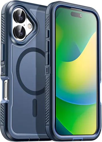 Miniatura 25 de AICase Funda para iPhone 13/14/16e [Compatible con Magsafe], Protección contra caídas de alta resistencia, Defensa multicapa, Grado militar