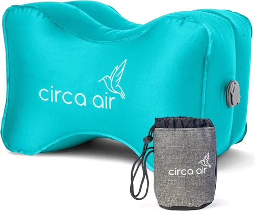 Miniatura 8 de Circa Air - Almohada inflable de rodilla para dormir de lado, almohada de viaje entre las piernas para dormir, almohada ortopédica para alivio