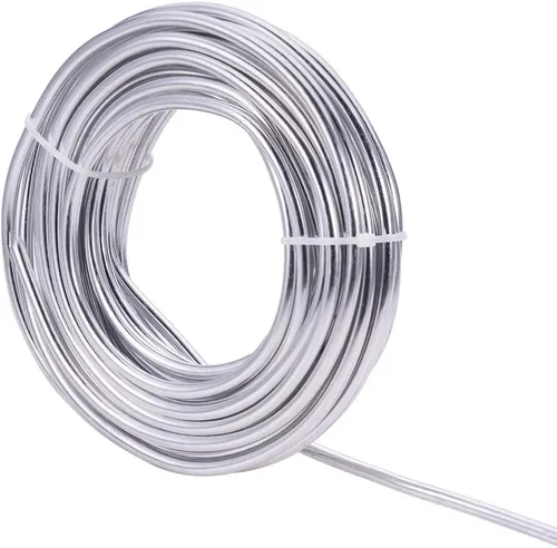 Miniatura 9 de BENECREAT Alambre de aluminio de 7 metros, calibre 3, alambre de metal flexible para esculpir árboles de bonsái, flores, creación de esqueletos