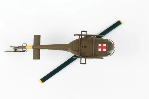 Miniatura 10 de Daron Worldwide Trading Sello postal UH-1 Huey MEDEVAC Vehículo del Ejército de EE. UU. (Escala 1/87)