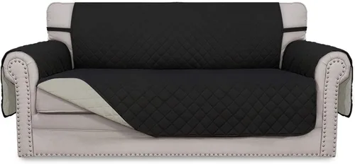Miniatura 135 de Easy-Going - Funda para sofá, futón y sillón sin reposabrazos, reversible, resistente al agua, para mascotas y niños (azul oscuro/azul claro)