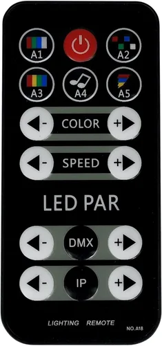 Miniatura 7 de Rockville RockPAR TRI LED RGB Compact Par Can Pro DJ DMX Wash Light+Remote Blanco