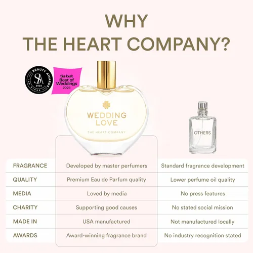 Miniatura 7 de Perfume de amor de boda para mujer, romántico aroma floral afrutado con melocotón, albaricoque, jazmín, vainilla, fragancia de larga duración