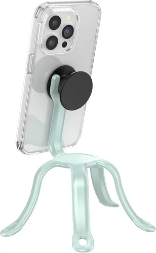 Miniatura 15 de PopSockets: Soporte y soporte flexible para teléfono, soporte de trípode para teléfono, soporte universal para dispositivo - rosa intenso Puesta