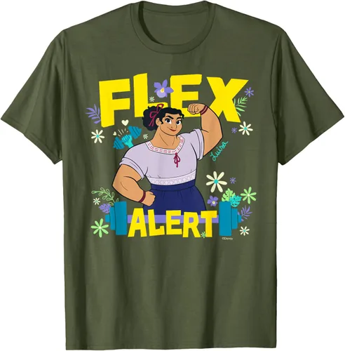 Miniatura 45 de Disney Encanto Luisa Madrigal Flex Alert Camiseta, Negro