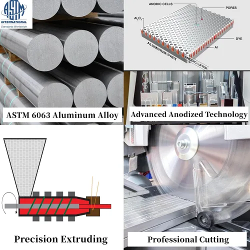 Miniatura 5 de BELLA BAYS 4 unids 15.75 pulgadas 15.748 in 2020 ranura T perfil de extrusión de aluminio estándar europeo anodizado negro extruido lineal guía