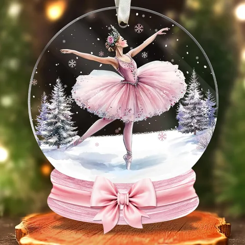 MAPDTWO Adorno de Bailarina - Adornos de Bailarina para Árbol de Navidad - Adorno de Baile - Regalos de Ballet para Niñas, Niños - Regalos de