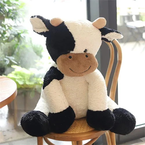 Miniatura 9 de Juguete de peluche de año de vaca, lindo ganado, animales de peluche, muñeca suave, juguetes para niños, regalo de cumpleaños para niños, Pascua