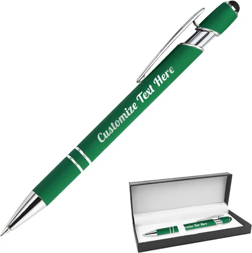 Miniatura 14 de Hasta 500 bolígrafos personalizados a granel con logotipo de mensaje de nombre comercial, bolígrafos grabados personalizados con lápiz óptico