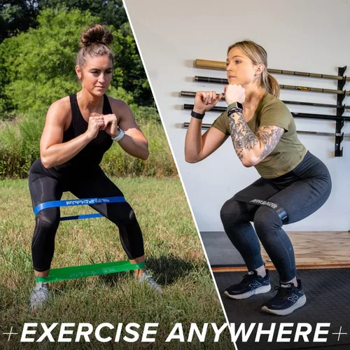 Miniatura 2 de Serious Steel Fitness Mini bandas de resistencia Bandas elásticas de rehabilitación y prehab Bandas de entrenamiento de ejercicio de 12 pulgadas