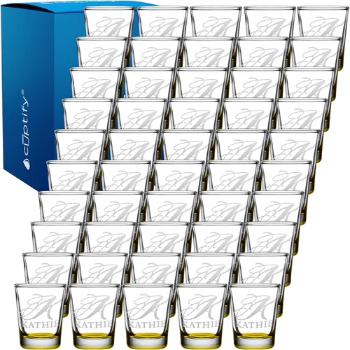 Miniatura 94 de Juego de 2 vasos de chupito personalizados para hombre, fondo azul, 2 onzas, grabados, regalo personalizado para cumpleaños, bodas, día del padre
