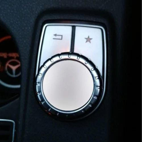 Miniatura 3 de Cubierta de botón multimedia para consola de coche para Mercedes Benz A Clase B CLA GLA W176 W246 C117 W117 X156 (estilo 5)