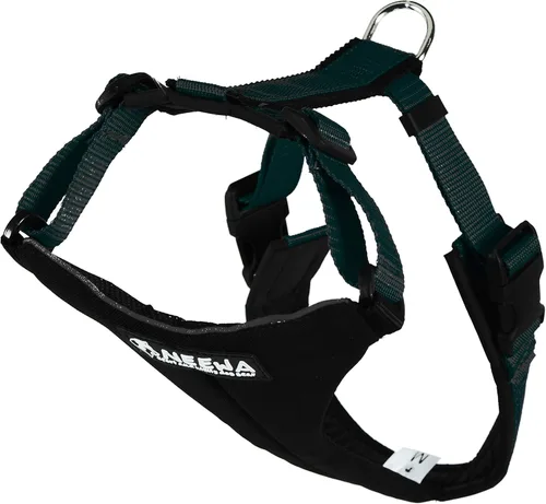 Neewa Arnés para correr para perro, arnés de senderismo para perros (S, negro), arnés reflectante para perro, arnés de mushing para perro, arnés de
