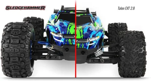 Miniatura 2 de Traxxas 6792 Sledgehammer - Ruedas negras premontadas de 2.8 pulgadas para automóviles a control remoto, par