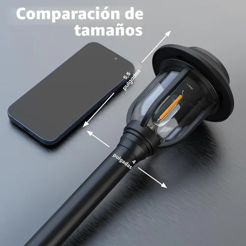Miniatura 9 de ILANCK Luces solares para caminos al aire libre, paquete de 12 luces solares para exteriores, impermeables, blanco cálido, encendido y apagado