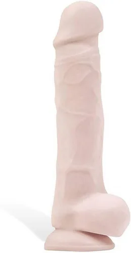 Miniatura 2 de Adam & Eve Consolador True Feel, pene grande y realista con ventosa, silicona suave de doble capa y aspecto realista, impermeable, fácil de limpiar