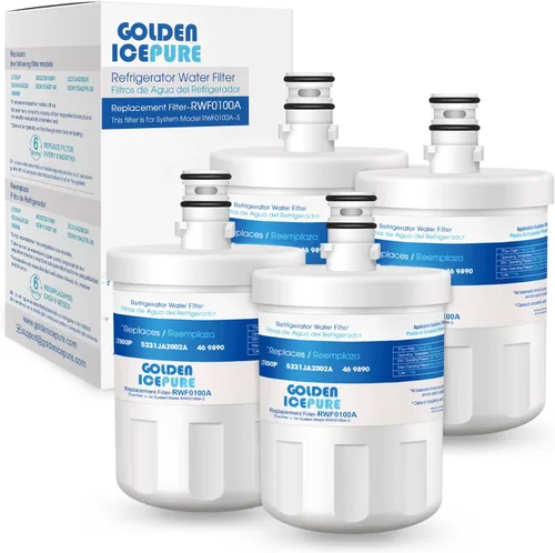 GOLDEN ICEPURE Filtro de agua para refrigerador RWF0100A, repuesto para ADQ72910901, LG LT500P, Kenmore 469890, 9890, 5231JA2002A, LSC27925ST,