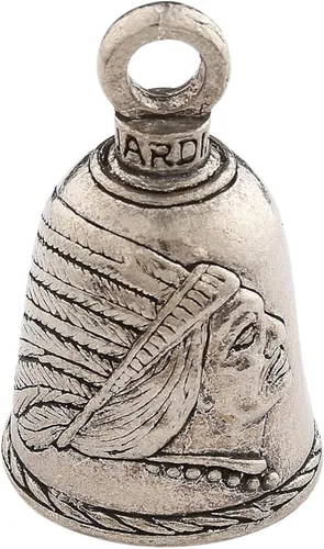 Miniatura 61 de Guardian Bell Good Luck Bell w/Keyring & Black Velvet Bag Motorcycle Bell Lead-Free Pewter Made in USA Phoenix Biker