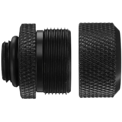 Miniatura 3 de dracaena.io Paquete de 2 roscas G1/4" a 12mm de diámetro exterior, Accesorio de Compresión para Tubería Rígida con diseño de cuerpo alto