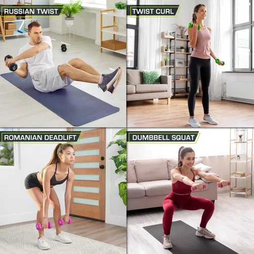 Miniatura 7 de ProsourceFit Neoprene Dumbbell Coated for Non-Slip Grip