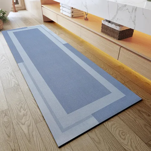 Miniatura 37 de YDKGL Alfombra de Baño Antideslizante, Respaldo de Goma Ultra Delgada Alfombras de Baño que Caben Debajo de la Puerta Secado Rápido Súper Absorbente