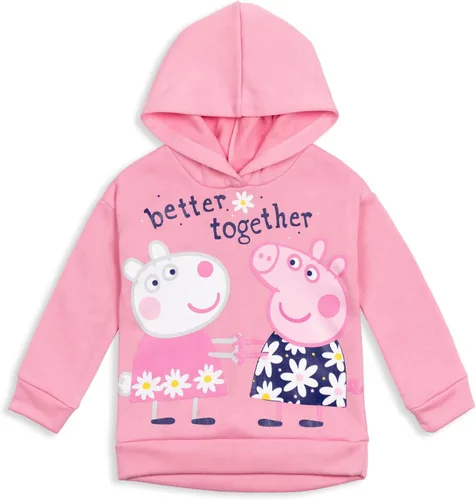 Miniatura 2 de Peppa Pig Conjunto de sudadera con capucha y leggings de forro polar para niñas pequeñas y grandes