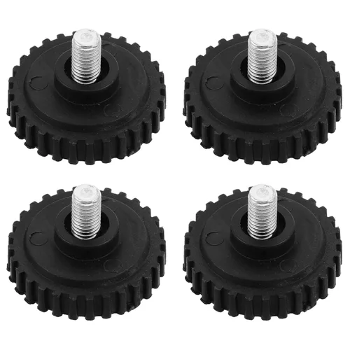 BESTOYARD 4 piezas de repuesto de patas universales de goma y hierro antideslizantes para cocina digital, electrónica, joyería, básculas de alimentos