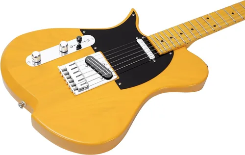 Miniatura 4 de Vola Guitarra Eléctrica Vasti MC LH Butter Scotch Blonde Gloss Hecho a mano en Japón MIJ Gotoh Bridge Gotoh Bloqueo Tuner 6 Cuerdas Moderno C Cuello