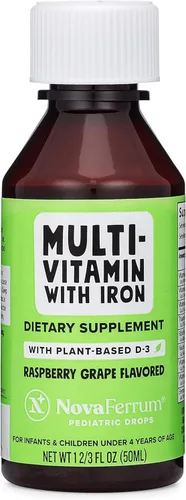 Miniatura 9 de Suplemento multivitamínico de 1.7 fl oz para bebés y niños, de NovaMV
