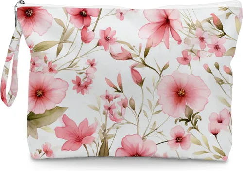 Miniatura 24 de Fokongna Bolsa húmeda de corazón de amor, bolsa de maquillaje de viaje, impermeable, gran capacidad para mujeres, niñas, mamá, hermana, amigos