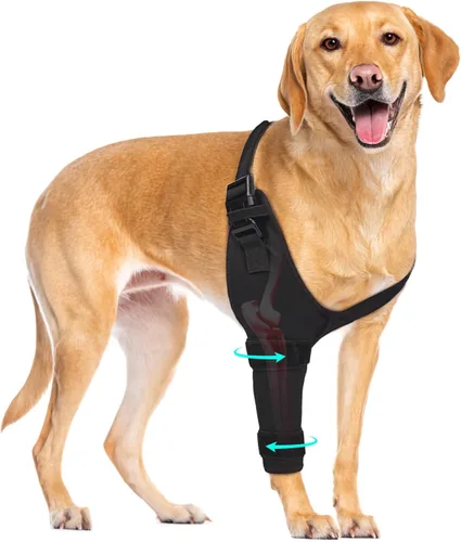 Protector de codo de perro, mangas para patas de perro antilamer para artritis, higroma, úlceras por presión y callos, codos de perros y soporte de