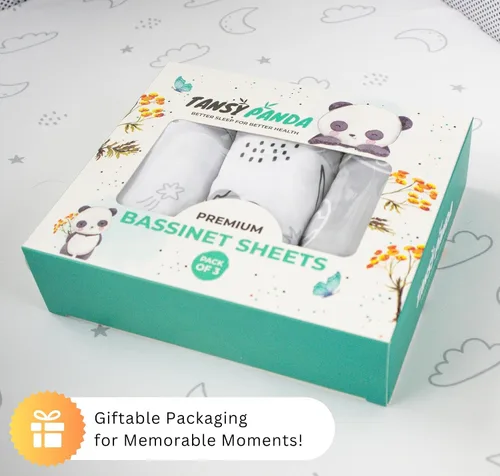 Miniatura 9 de TansyPanda - Sábanas de moisés Halo para BassiNest Luxe giratorias, calmantes, giratorias, lite, Essential Sleeper, paquete de 3, 33 x 17 pulgadas