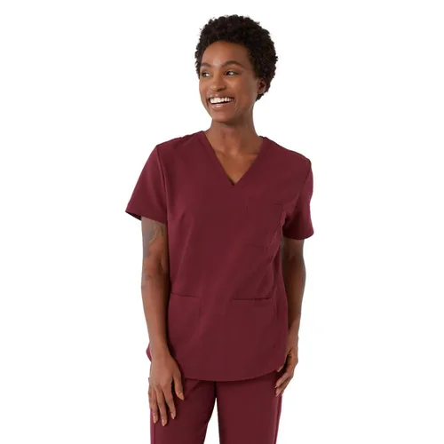 Miniatura 34 de ave. Lex - Blusa médica para mujer, estilo túnica, tela elástica en 4 direcciones, cómoda, de fácil cuidado, uniformes médicos para mujer
