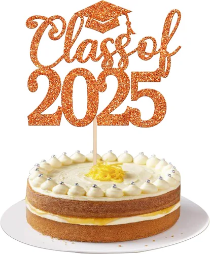 Miniatura 8 de Rsstarxi 1 paquete de 2026 con tapa de graduación 2026, decoración de pastel de felicitaciones graduadas para decoración de fiesta de graduación