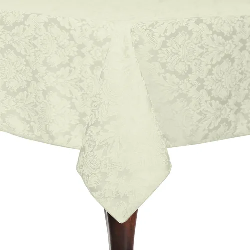 Miniatura 4 de Ultimate Textile Saxony - Mantel rectangular de damasco (60 x 108 pulgadas), color dorado