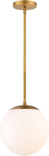 Miniatura 7 de WAC Lighting dweLED, Niveous 7in LED colgante 2700K en latón envejecido