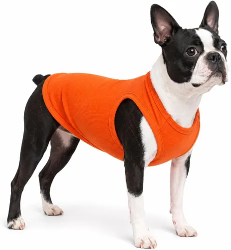 Miniatura 20 de Lovelonglong Ropa para mascotas de verano 2019, ropa para perro, camisetas en blanco, camisetas acanaladas, chalecos de hilo superior para perros