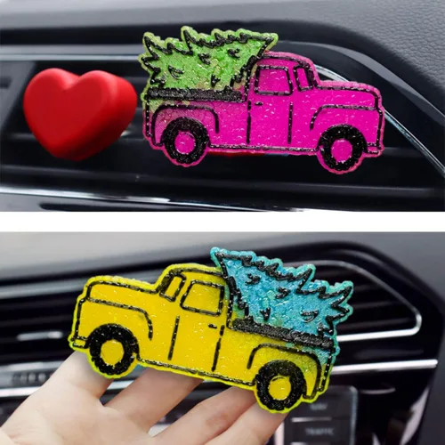 Miniatura 4 de Moldes de silicona Freshie para árbol de Navidad, Rifanda Car Freshie para cuentas aromáticas, frescos de automóvil, velas de jabón, cera de yeso