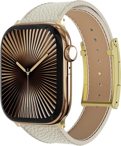 Miniatura 2 de Correa de reloj magnética de cuero compatible con Apple Watch Ultra 49 mm, 46 mm, 45 mm, 44 mm, 42 mm, 41 mm, 40 mm, 38 mm, correa de repuesto