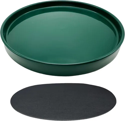 Miniatura 40 de Yukfona - 2 bandejas de cerámica para macetas, bandejas de 4 5 6 7 8 9 10 11 12 13 pulgadas para interior y exterior, resistente, duradera, base