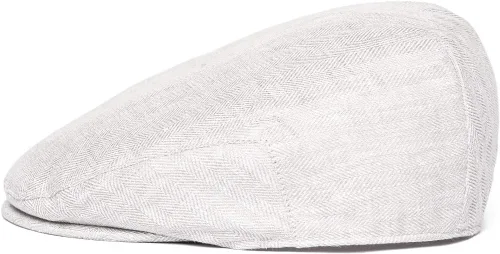 Miniatura 2 de BOTVELA Sombrero de verano transpirable para hombre de lino con hiedra plana
